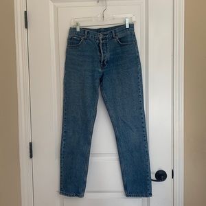 These jeans are my John Galt and are a medium wash denim.